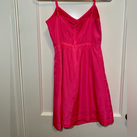 J. Crew Bright Pink Cami Tank Dress - Picture 2 of 7